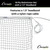 18-PLY BADMINTON NET, 1.5" HEADBAND
