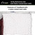 18-PLY BADMINTON NET, NYLON COATED STEEL CABLE