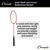 ALL STEEL SHAFT AND FRAME BADMINTON RACKET
