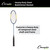 HEAVY-DUTY STEEL BADMINTON RACKET