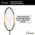 HEAVY-DUTY STEEL BADMINTON RACKET