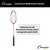 ALUMINUM BADMINTON RACKET WITH BRAIDED NYLON STRINGS