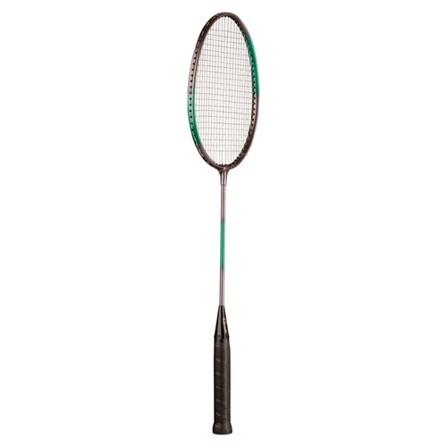 WIDE BODY ALUMINUM BADMINTON RACKET WITH COATED STEEL STRINGS
