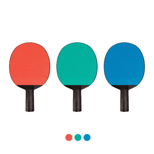 RUBBER FACE PLASTIC TABLE TENNIS PADDLE