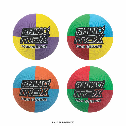 RHINO MAX 4-SQUARE PLAYGROUND BALL SET