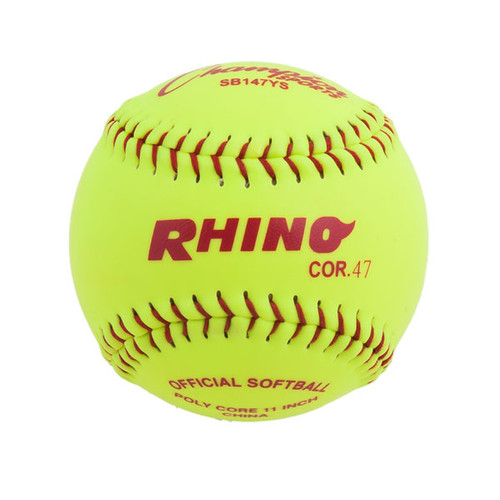 11" SYNTHETIC LEATHER POLY CORE SOFTBALL