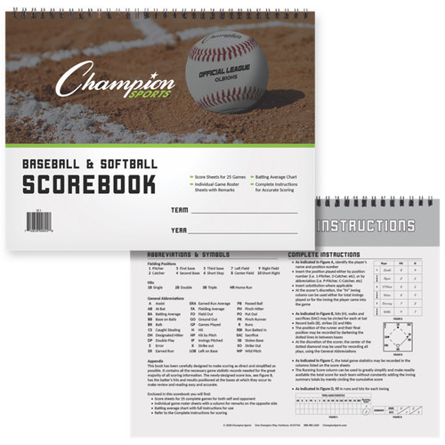 BASEBALL SCORE BOOK